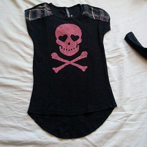 Full Tilt Skull Graphic Top – Size XS